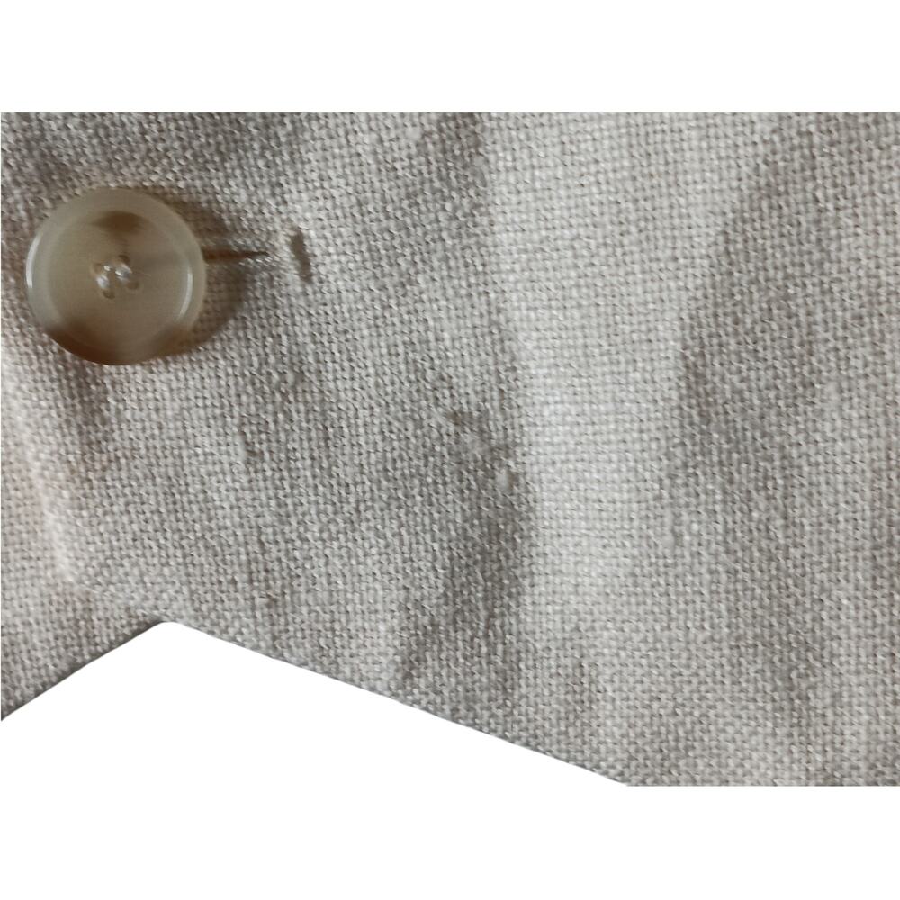 New with Tags A.L.C. Maxwell Linen Blend Vest Ivory Size 2 Button Front Top - Picture 8 of 13